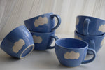 Load image into Gallery viewer, Dance with the clouds blue | Coffee mugs pair
