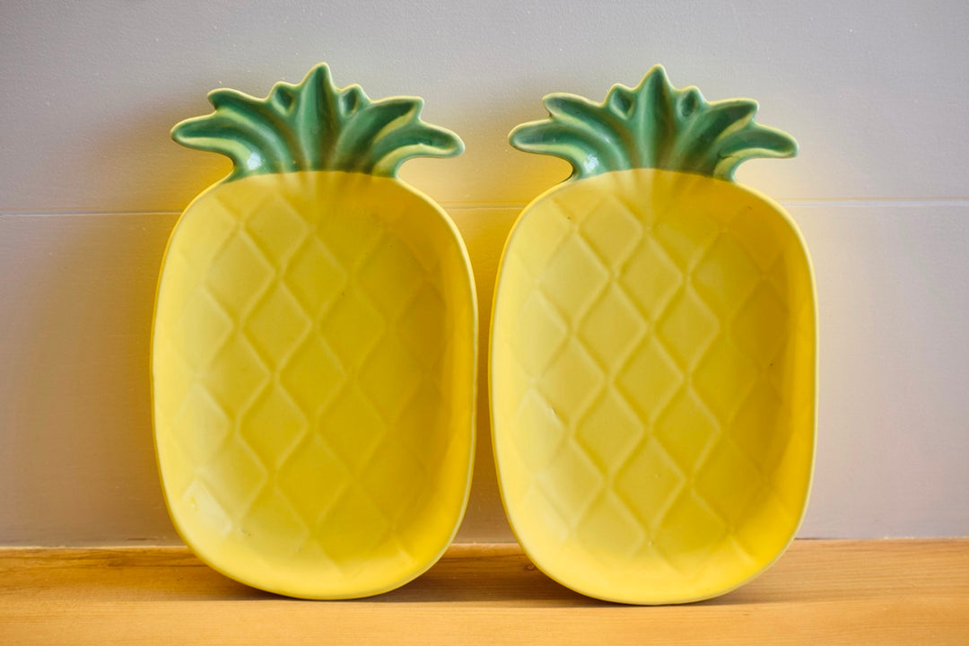 Ananas - set of 2 platters