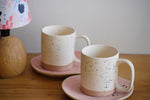 Load image into Gallery viewer, Pretty Freckles - mug &amp; saucer set
