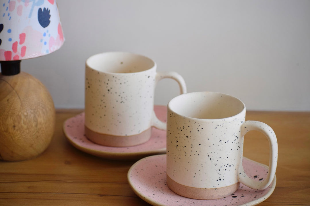 Pretty Freckles - mug & saucer set