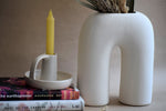 Load image into Gallery viewer, The Aesthetic Duo - Vase &amp; Candle Stand Set
