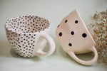 Load image into Gallery viewer, Our polka coffee mugs set of 2
