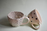 Load image into Gallery viewer, Our polka coffee mugs set of 2
