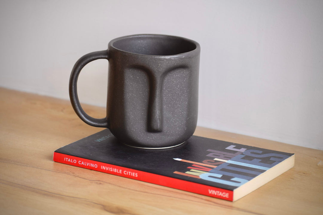 Abstract Coffee Mug - Black