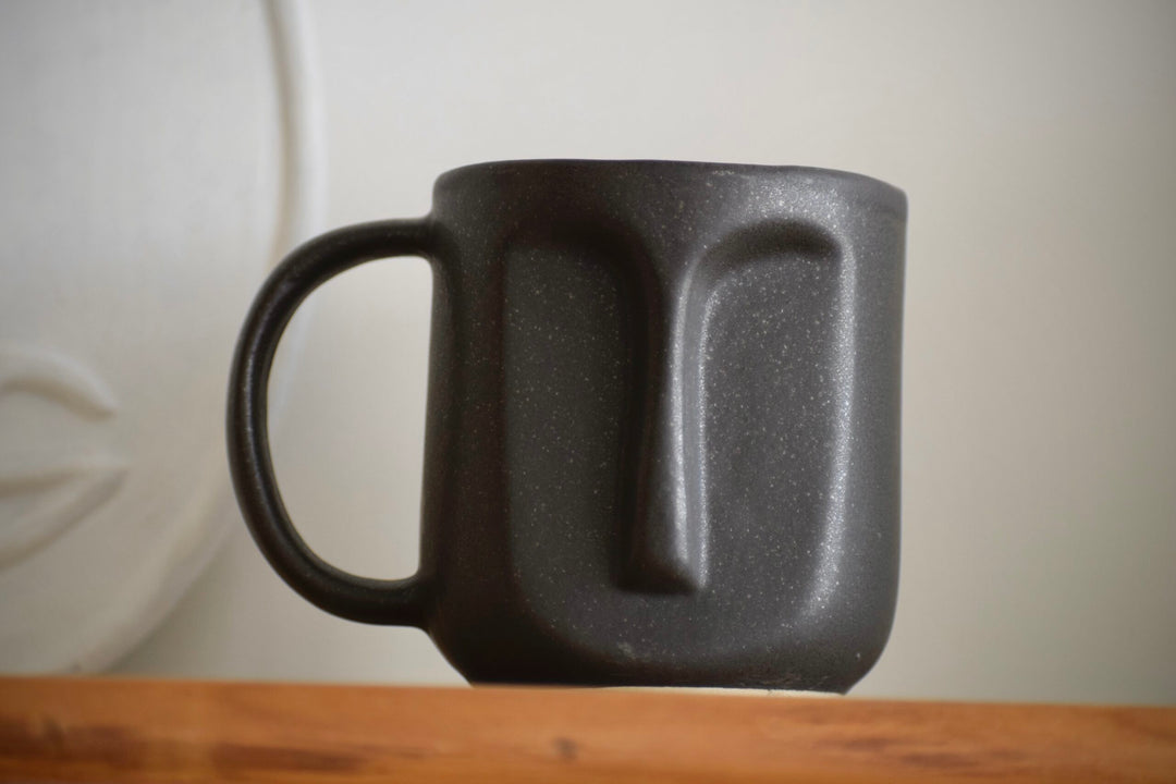 Abstract Coffee Mug - Black