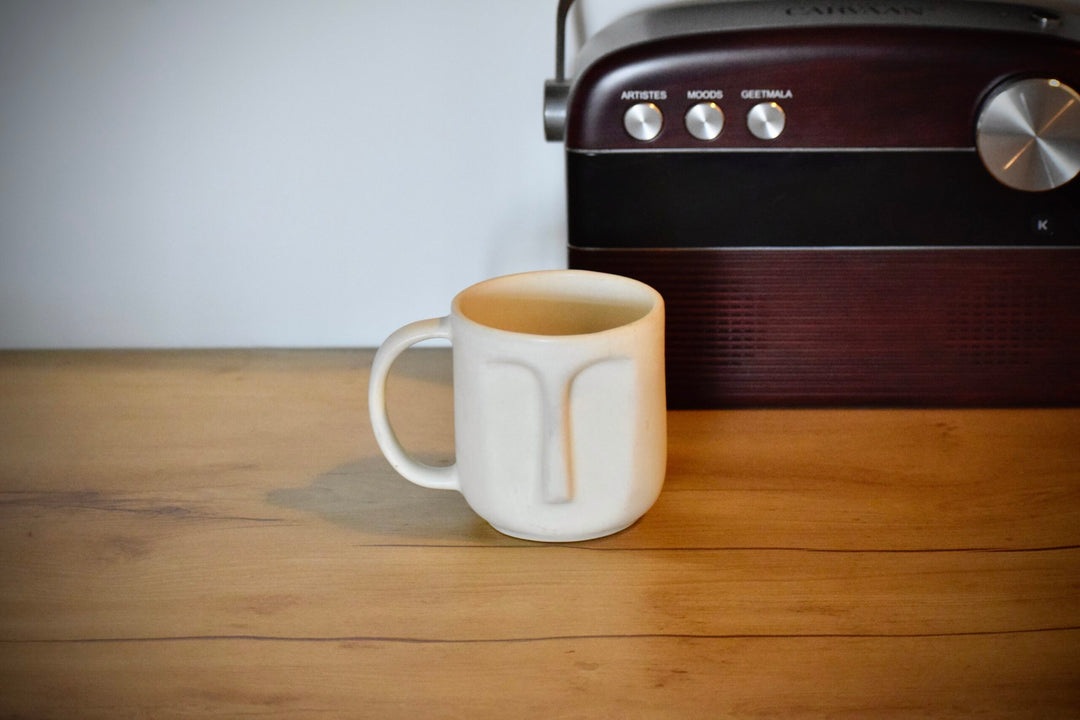 Abstract Coffee Mug - White