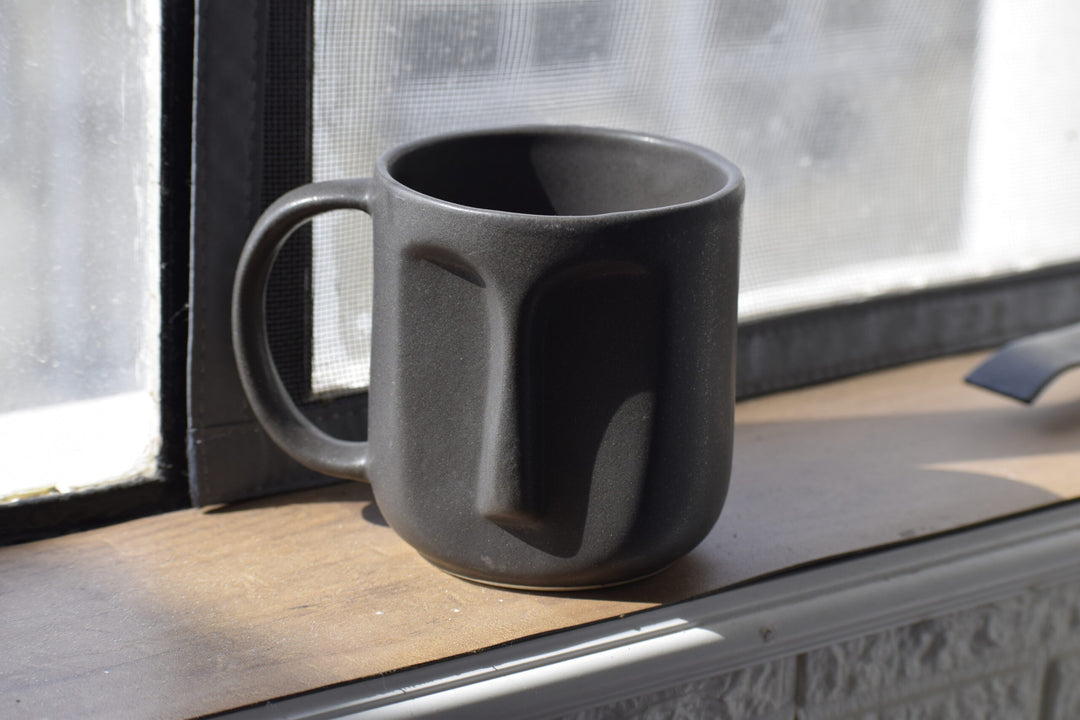 Abstract Coffee Mug - Black