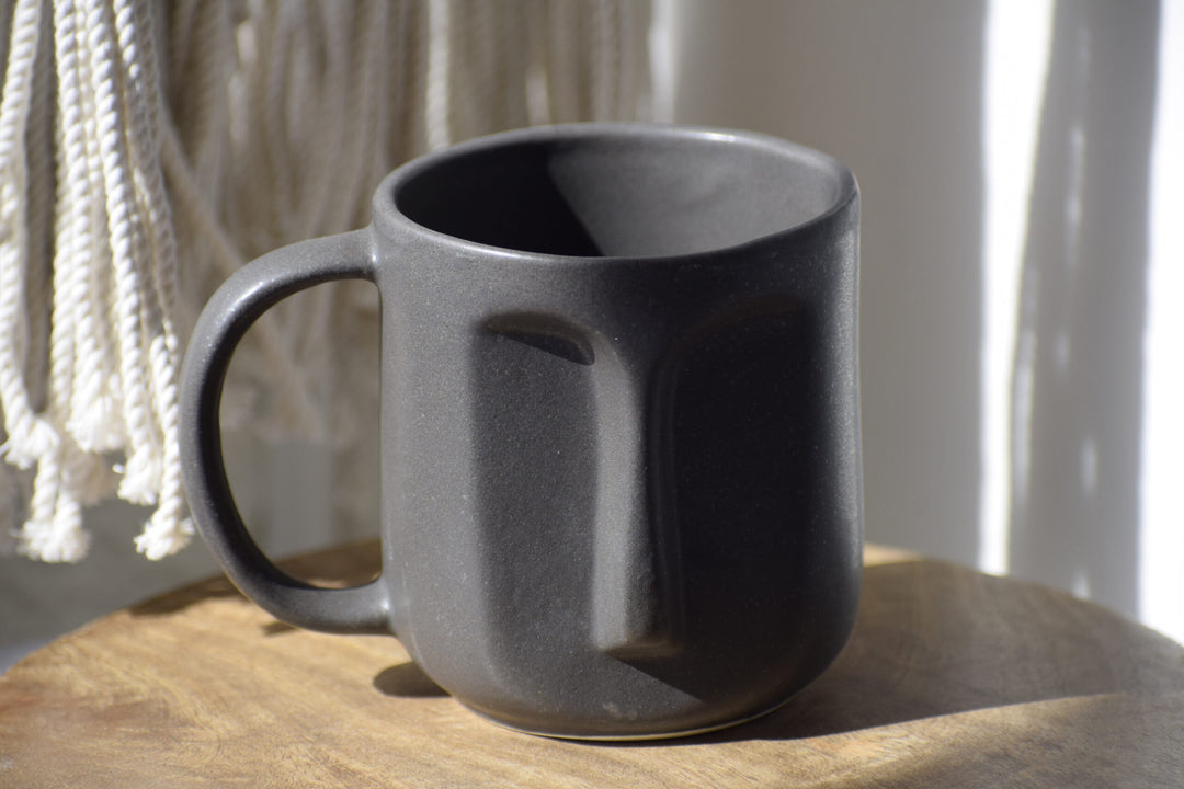 Abstract Coffee Mug - Black