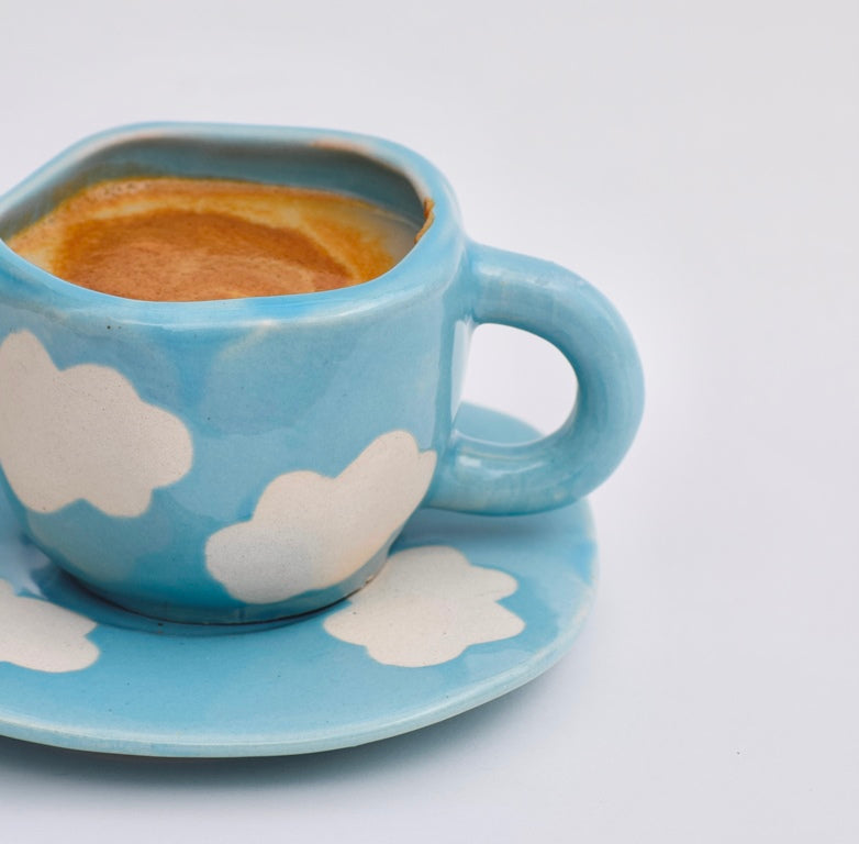 Sky Clouds - Mug & Saucer pair