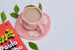 Load image into Gallery viewer, Pink clouds - Mug &amp; Saucer pair
