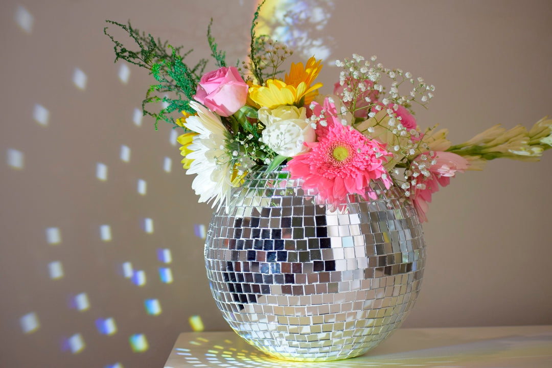 Disco Ball Vase