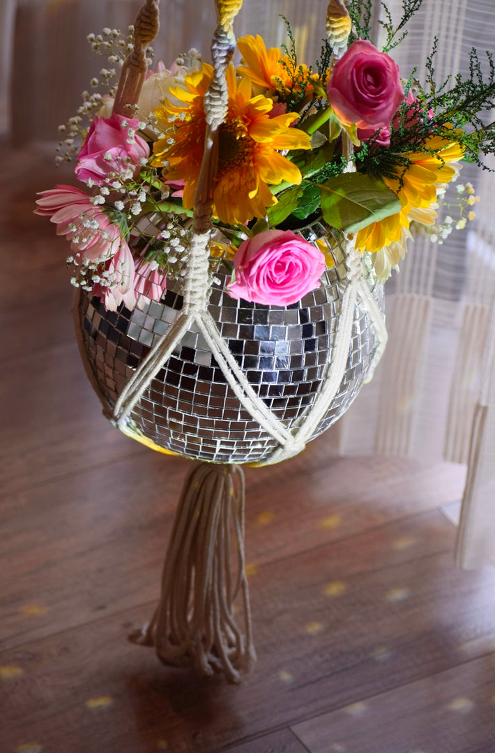 Disco Ball Vase