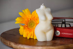 Load image into Gallery viewer, Women Torso Candle - White
